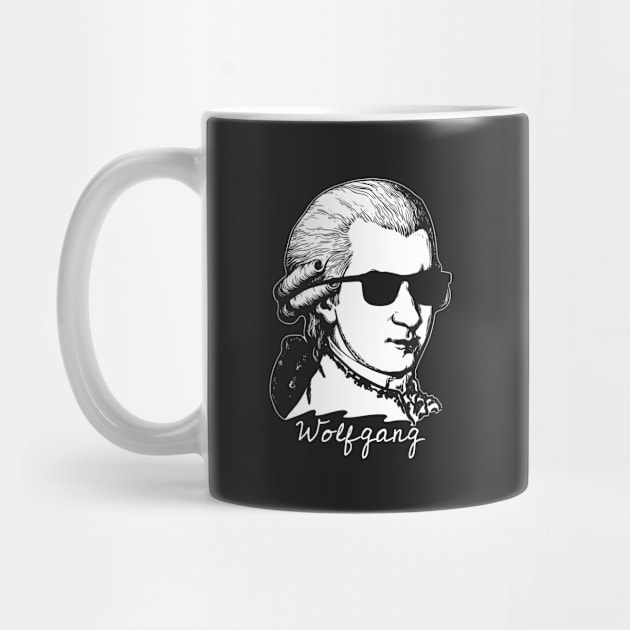 Mozart Music Shirt - Wolfgang by redbarron